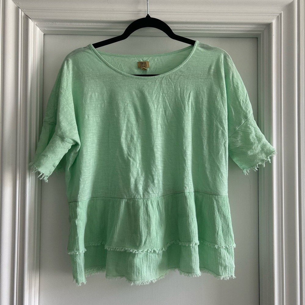 True Craft Mint Green Women's Top